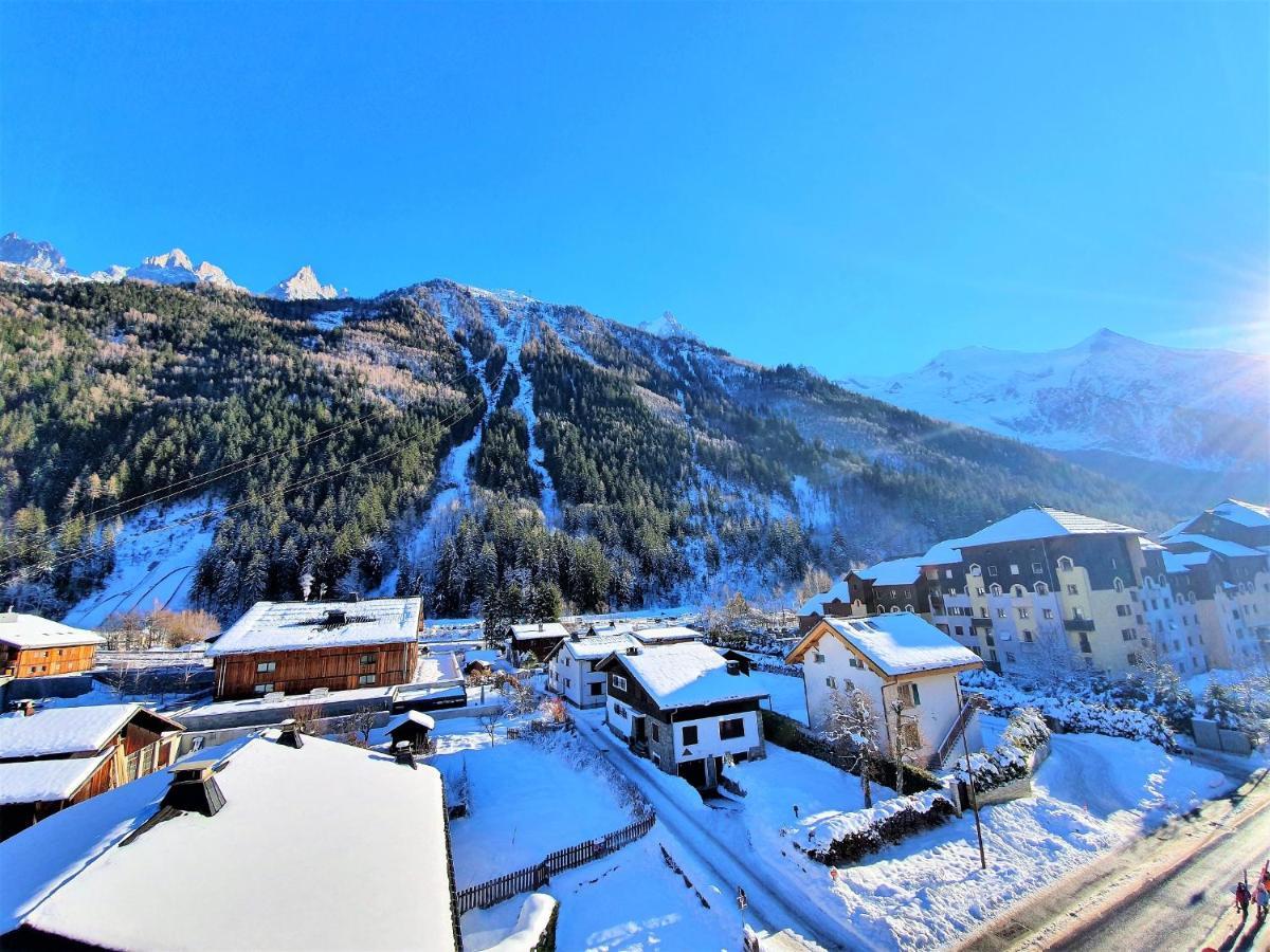 Grand Studio Aiguille Du Midi Et Vue Mont Blanc Chamonix Esterno foto